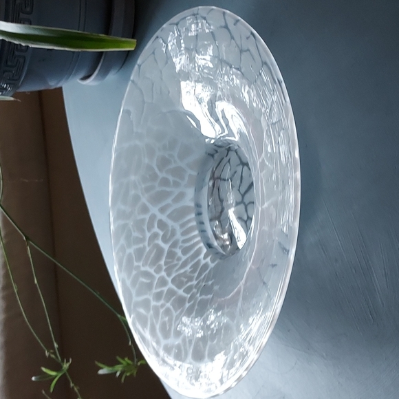 💕  Antique glass cloud  bowl candle holder centerpiece - Picture 4 of 15